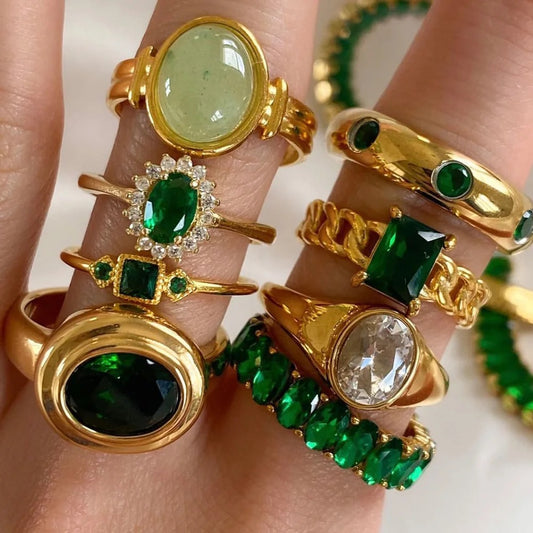18 k Gold Plated Rings